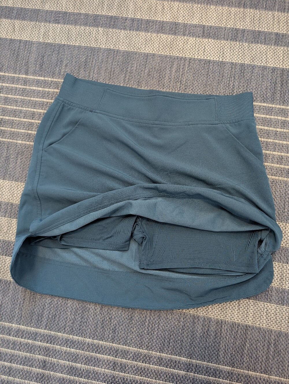 Athletic Skort in Slate Blue
